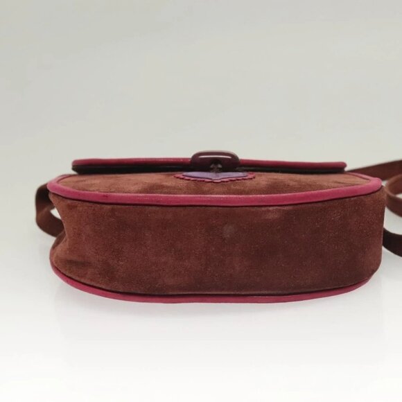 SAINT LAURENT Shoulder Bag Suede Brown Auth BA3599 - Picture 7 of 16